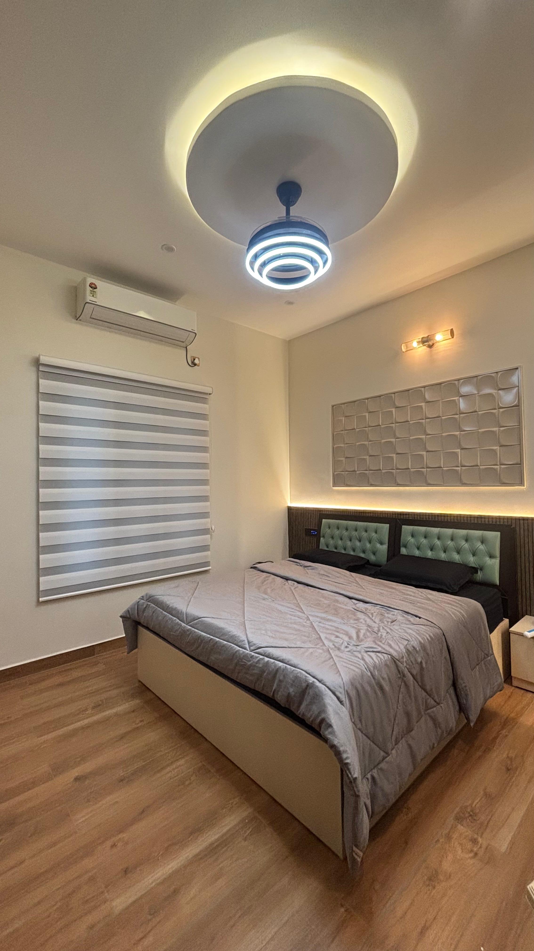 Curtain and interior furnishing installation in Mysuru by Nakhsha Furnishing Studio - photo 16