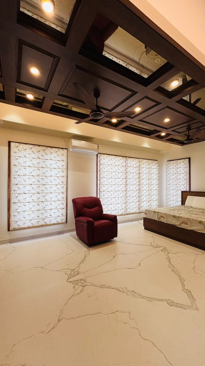 Curtain and interior furnishing installation in Mysuru by Nakhsha Furnishing Studio - photo 18