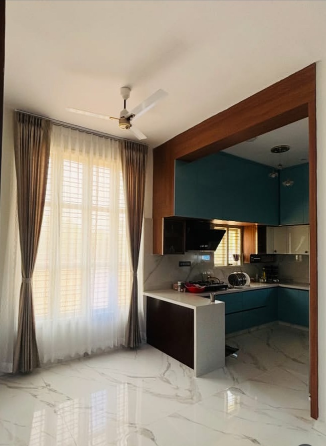 Curtain and interior furnishing installation in Mysuru by Nakhsha Furnishing Studio - photo 5